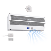 Awoco 24” Early Turn On Super Power 2 Speeds 800 CFM Indoor Air Curtain, CE Certified, 120V Unheated with Magnetic Switch & Motion Sensor Detection