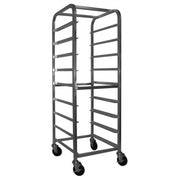 GSW AAR-9GW All Welded Aluminum Glassware Rack Storage holds 9 Pans, Stores 20” x 20” Glass Racks for Commercial Kitchen, Glassware Racks Excluded, 22-1/4” x 22” x 70”
