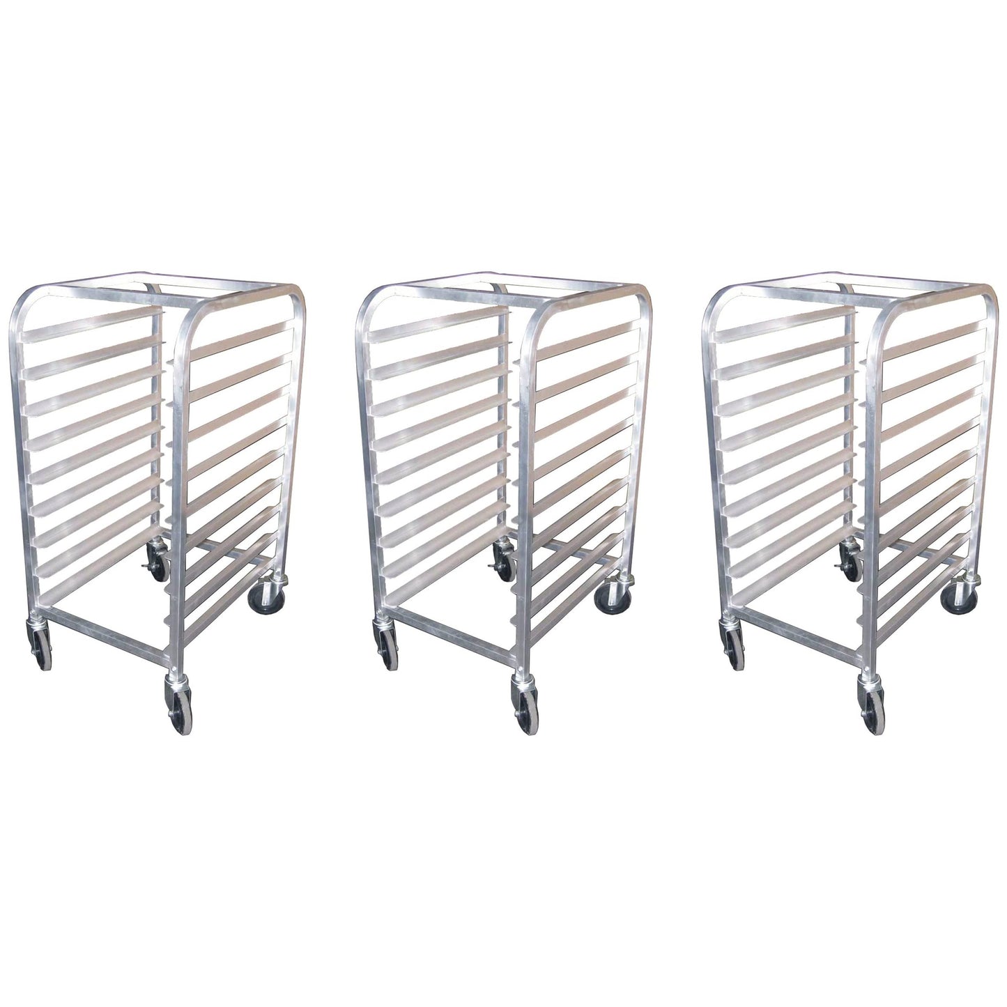 GSW AAR-0922W All Welded Aluminum Half Size Bun/Sheet Pan Rack Holds 9 Pans for Commercial Kitchen, 20-1/4” x 26” x 42”