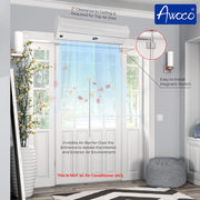(Refurbished) Awoco FM3509 36" Elegant 2 Speeds 900 CFM Unheated Indoor Air Curtain with an Easy-Install Magnetic Door Switch
