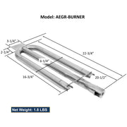 GSW AEGR-BURNER 22-3/4” x 6-1/4” U-Shaped Stainless Steel Tube Burner (24,000 BTU) for AEGR Series Commercial Countertop Griddles
