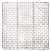 GSW 23" x 23" DN-FS23N Heavy Duty 16 Gauge 3-mesh Stainless Steel Woven Mesh Donut Frying Screen, 1/4"D Outer Frame and Support Rods