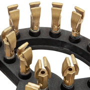 GSW WR-JBD28 Chinese Wok Range 28 Tips Jet Burner, Duck Mouth Shape, Copper Tips, Cast Iron Body