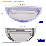 Awoco FT-1C18XL-LED 5W 100V-240V Wall Mount Sconce Sticky Fly Trap Lamp XL 78” Extra Long Power Cord for Capturing Flying Insects, Flies, Mosquitoes, and Moths (Fly Trap XL)