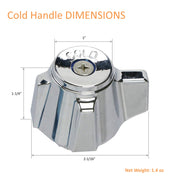 ABC Cold Knob Handle for ABC 4" Hand Sink Faucet