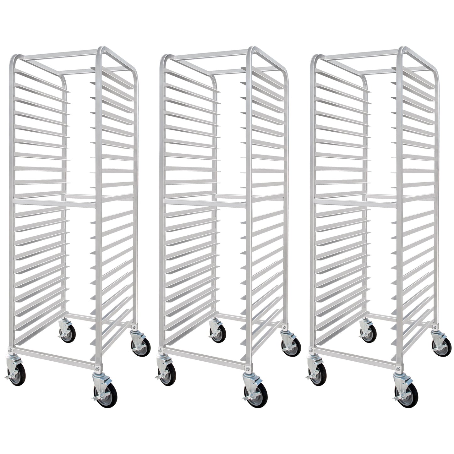 GSW AAR-2022W All-welded Aluminum Bun/Sheet Pan Rack Holds 20 Pans for Commercial Kitchen 20-1/4” x 26” x 70”