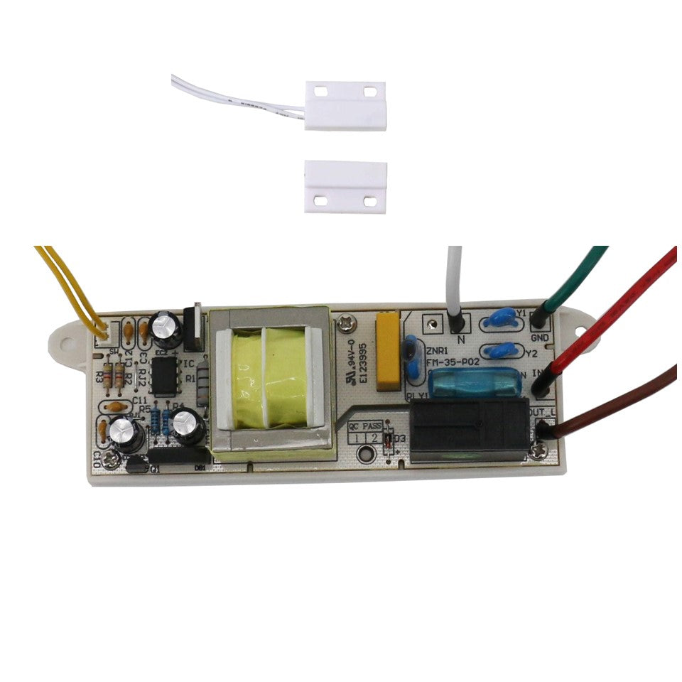 Awoco Magnetic Switch Controlled Circuit Kit (120V 15A Shutoff Delay) for Air Curtains (Circuit Kit)