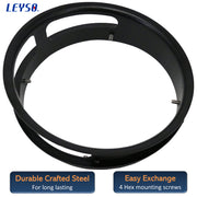 Leyso 16” Diameter 3 Opening Steel Rim to Replace the Worn Out Wok Ring for Chinese Wok Range