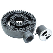 GSW WR-RB2 Two Rings Burner with 1-1/4” Air Shutter, 1-1/4” Pipe 35,000 BTU/HR, Fitting for Stock Pot and Wok Ranges