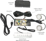 Awoco RH-SP06-BLW+CTRL Split Super Quiet Range Hood Inline Blower Unit And Control, 4 Speeds 800CFM 6" Round Vent (6" Blower + Control)