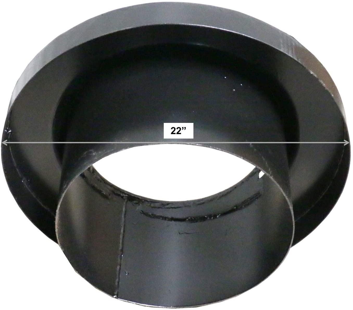 Leyso Chinese Wok Range Adapter/Reducer with Welded Ring - Convert The Large Wok Well to Smaller Size (20" to 16")