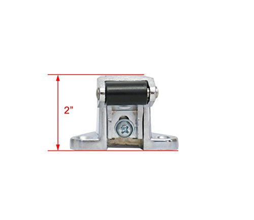 Kason K58 Series Walk-In Safety Chrome Latch Complete (Offset - Flush)