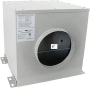 Awoco RH-SP08-36 36" Powerful Quiet Split Series 6" High 1mm Thick Stainless Steel Under Cabinet 4 Speeds 1000CFM Range Hood with 2 LED Lights, 8" Round Top Vent