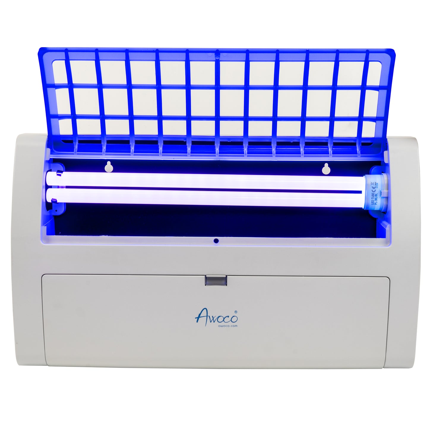 Awoco FT-1E36XL 36 W Wall Mount Sticky Fly Trap Lamp XL 78” Extra Long Power Cord for Capturing Flies, Mosquitoes, Moths and Flying Insects (Fly Trap XL + 6 Glue Boards)