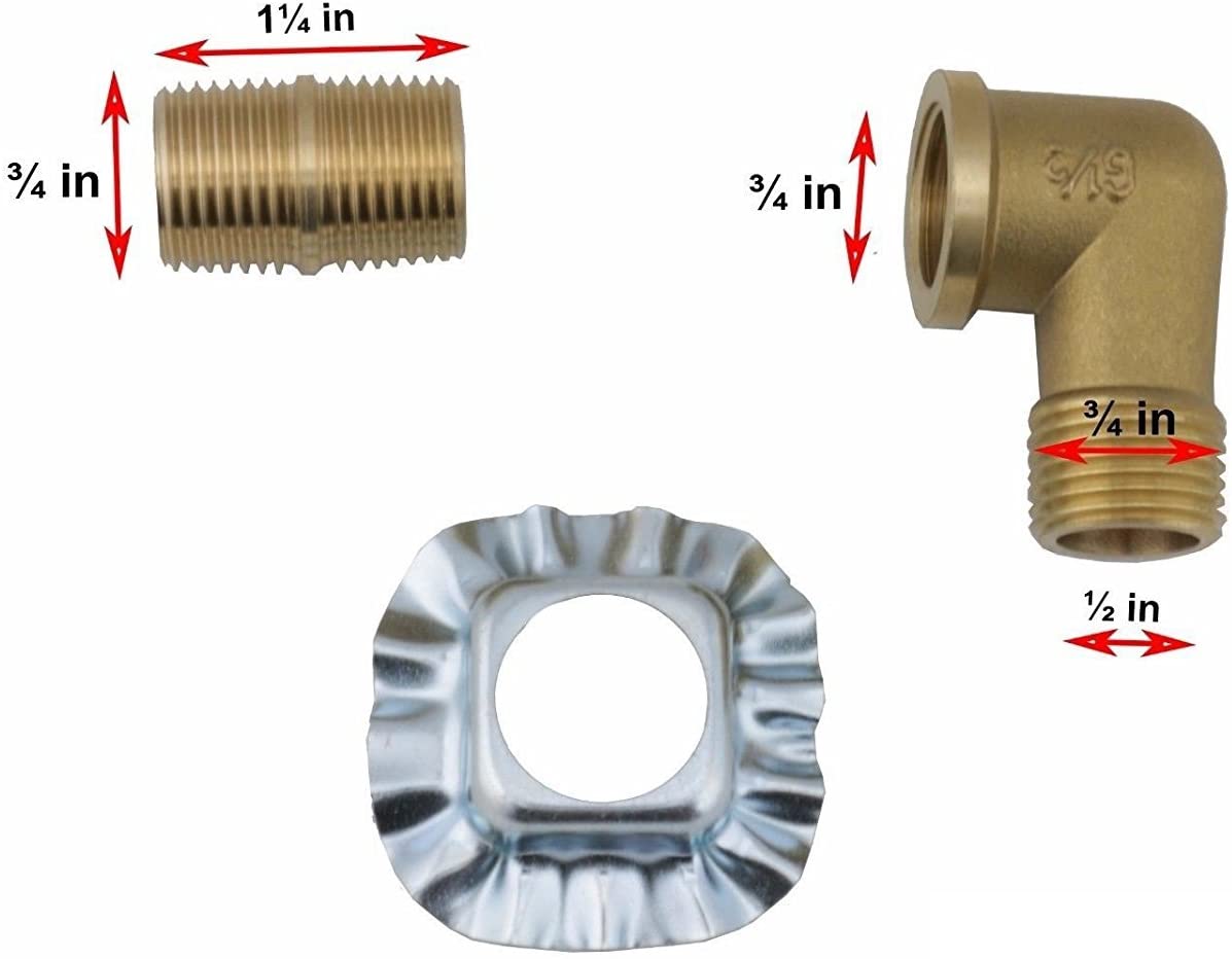 GSW 1 Compartment Stainless Steel Commercial Food Preparation Sink w/Right Drainboard, Wall Mount No Lead NSF Faucet & Two Faucet Mounting Kits, ETL Certified (15" x 15" Sink + Faucet + Kit)