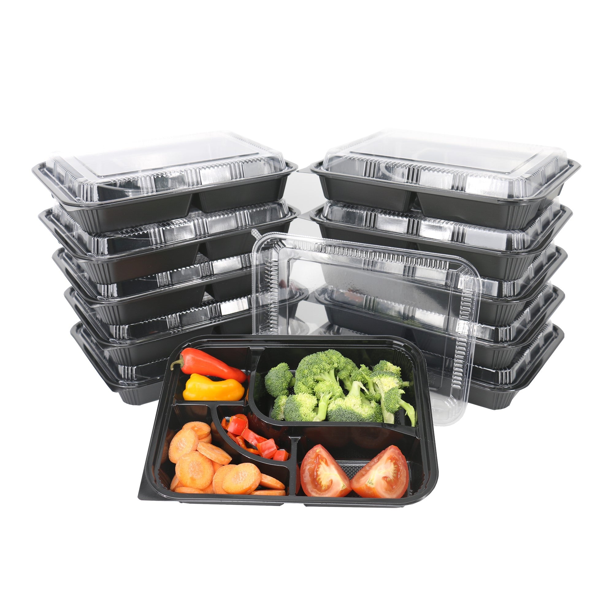 Takeout/To-go Container KS-84 Bento Box with Flat Lid (400/Case)