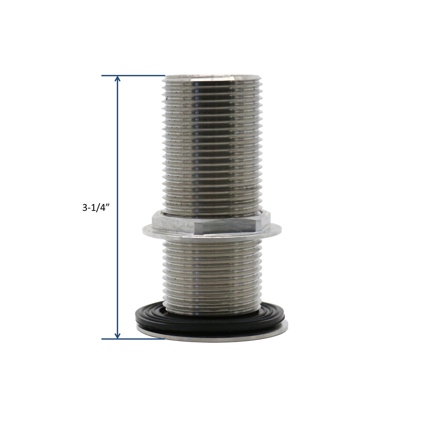 AA Faucet AA-144 Stainless Steel Bar Sink Drain 1" Nominal Pipe Size 1" NPS Thread for 1-3/8" Sink Opening (3-1/4" Length)