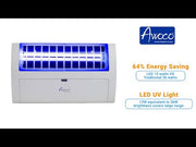 Awoco FT-1E36XL-LED 13W 100V-240V Wall Mount Sticky Fly Trap Lamp for Capturing Flies, Mosquitoes, Moths and Flying Insects (Fly Trap XL)