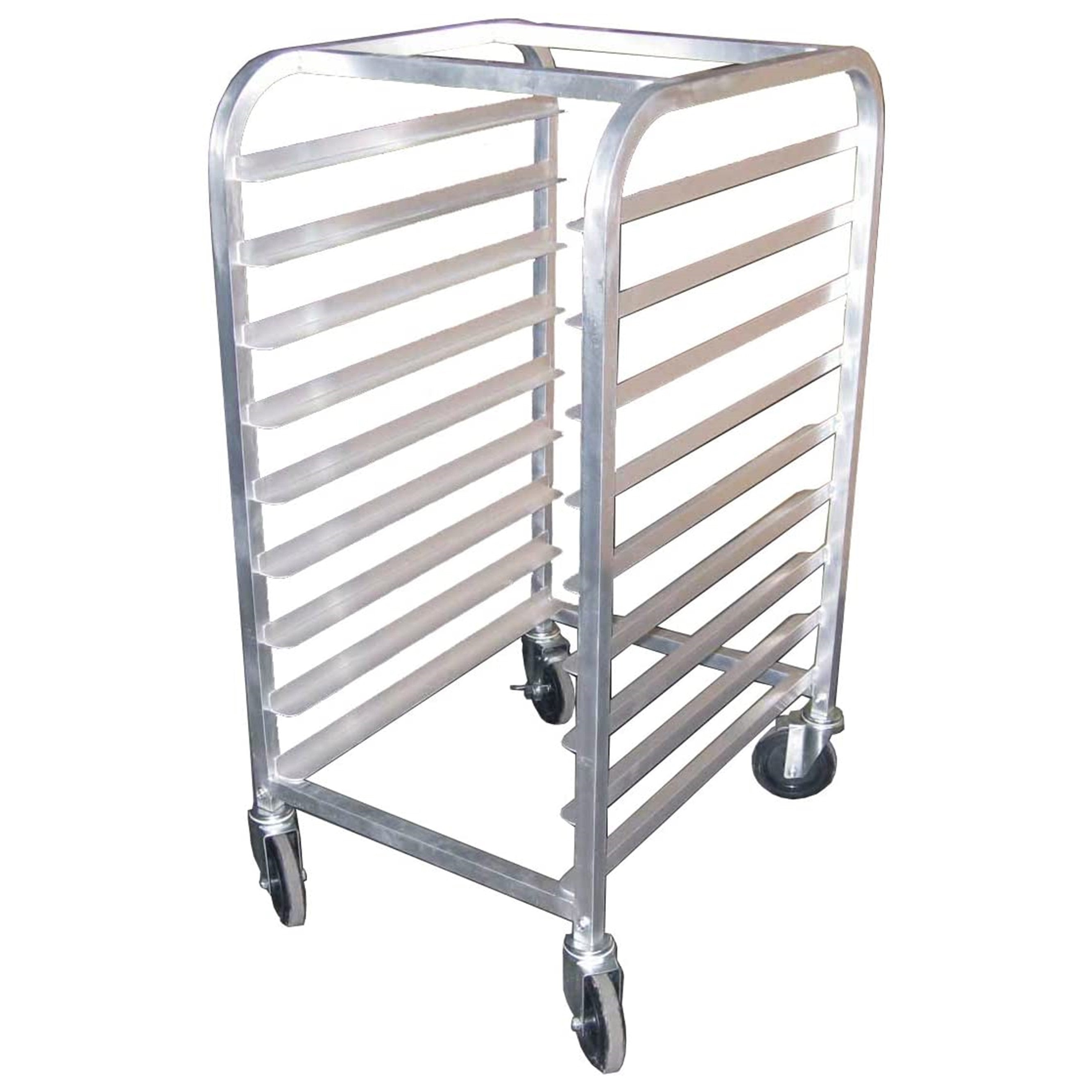 GSW AAR-0922W All Welded Aluminum Half Size Bun/Sheet Pan Rack Holds 9 Pans for Commercial Kitchen, 20-1/4” x 26” x 42”