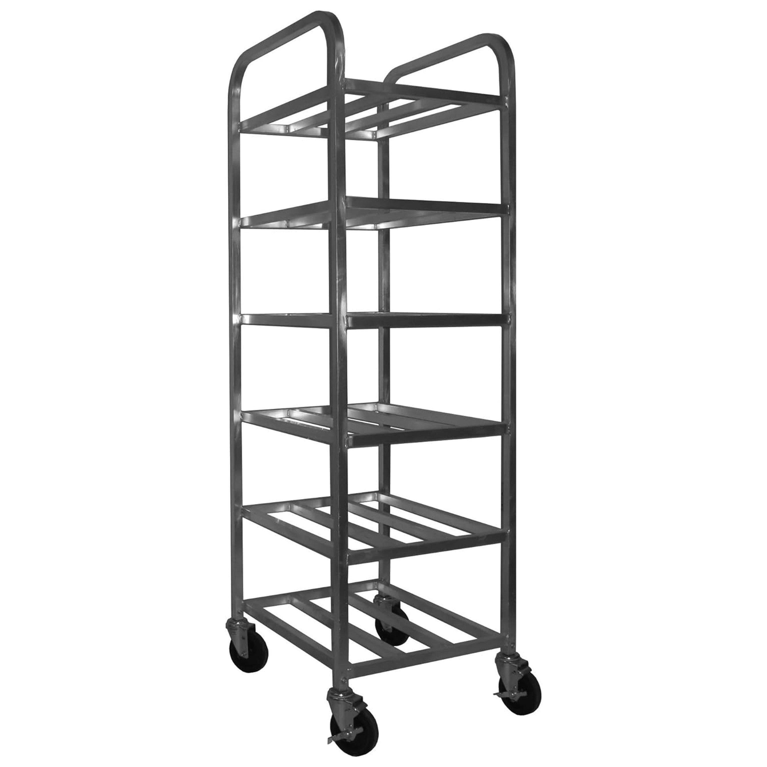 GSW AAR-0620W All Welded Aluminum Universal Rack Storage holds 6 Pans Capacity with 10” Shelf Spacing, for Commercial Kitchen, 20” x 26” x 70”