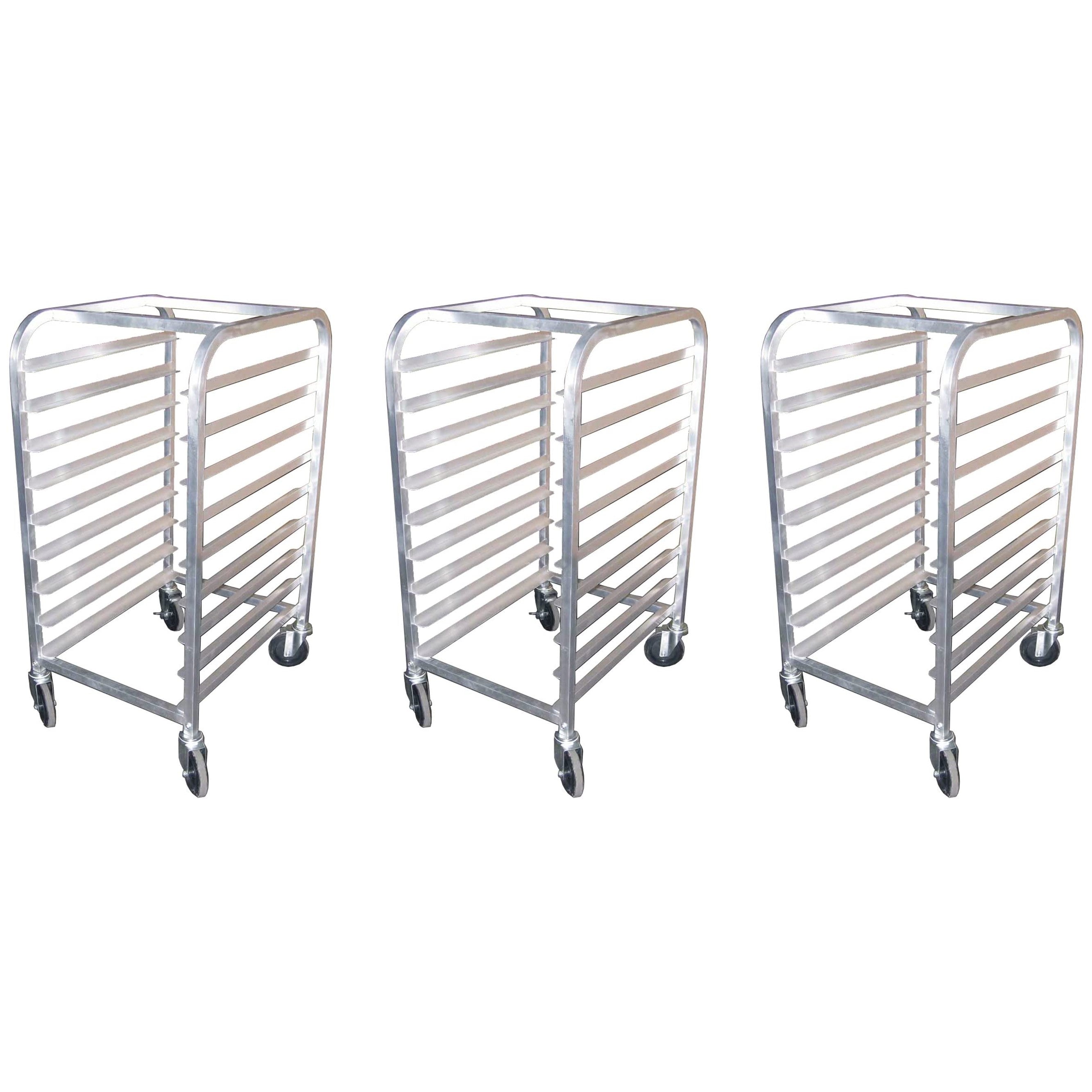 GSW AAR-0922W All Welded Aluminum Half Size Bun/Sheet Pan Rack Holds 9 Pans for Commercial Kitchen, 20-1/4” x 26” x 42”