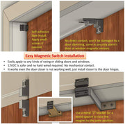 [Paint Touch Up] Awoco FM3512-M 48" Elegant 2 Speeds 1200CFM Indoor Air Curtain, UL Certified, 120V Unheated - Magnetic Door Switch Included