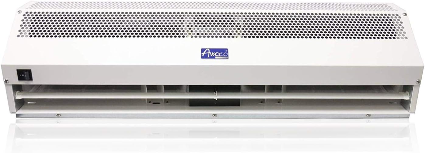 (Refurbished) Awoco FM1512 48" Super Power 2 Speeds 1650CFM Commercial Indoor Air Curtain, UL Certified, 120V Unheated - Free Door Switch