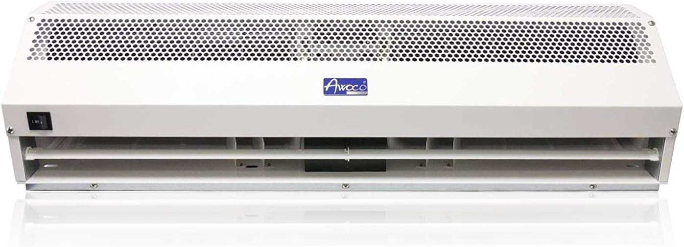 [Refurbished] Awoco FM1509 36" Super Power 2 Speeds 1200CFM Commercial Indoor Air Curtain, UL Certified, 120V Unheated - Door Switch Included