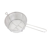GSW STR-P09 Stainless Steel Round Vegetable Basket with A Hook (17”L x 9”W x 7”H)