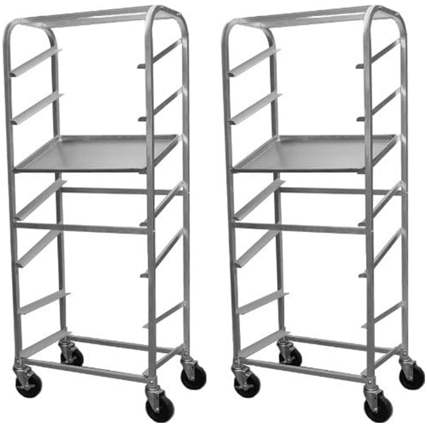 GSW AAR-0629S Aluminum Knock Down Display Rack, holds 7 pans, for Commercial Kitchen, 29” x 18” x 71”