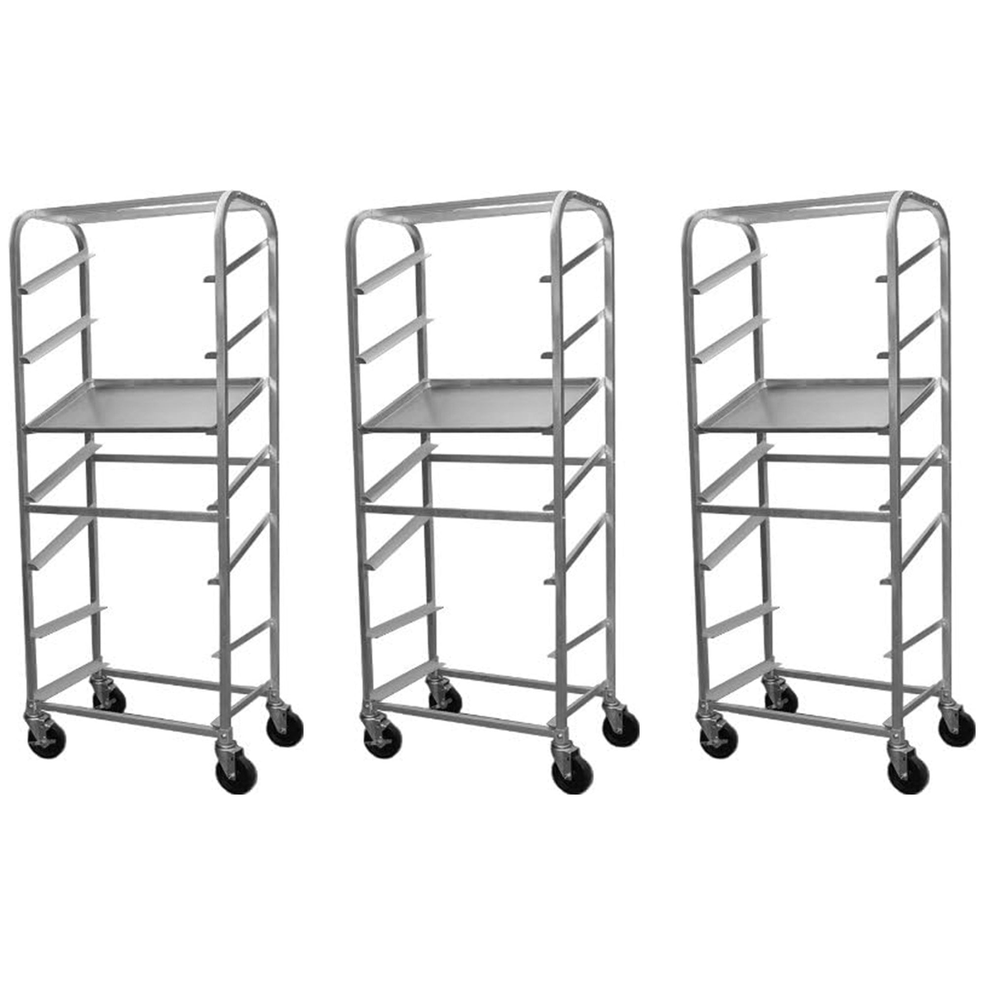 GSW AAR-0629S Aluminum Knock Down Display Rack, holds 7 pans, for Commercial Kitchen, 29” x 18” x 71”