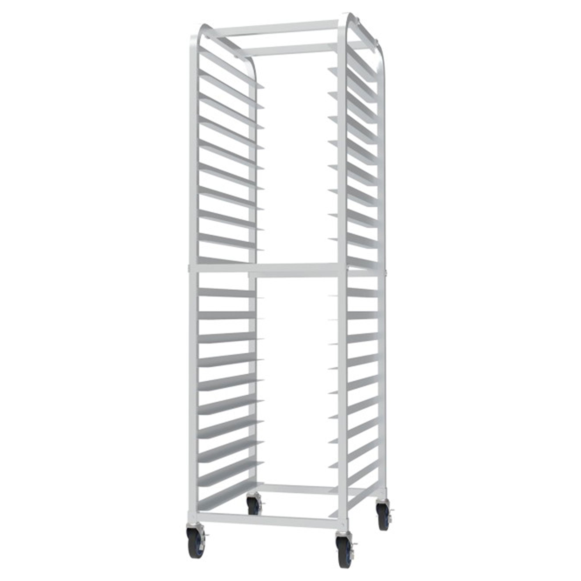 GSW AAR-2022 Aluminum Knock Down Bun Pan Rack, holds 20 Pans, for Commercial Kitchen, 20-1/4” x 26” x 72”