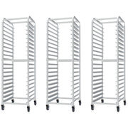 GSW AAR-2022 Aluminum Knock Down Bun Pan Rack, holds 20 Pans, for Commercial Kitchen, 20-1/4” x 26” x 72”