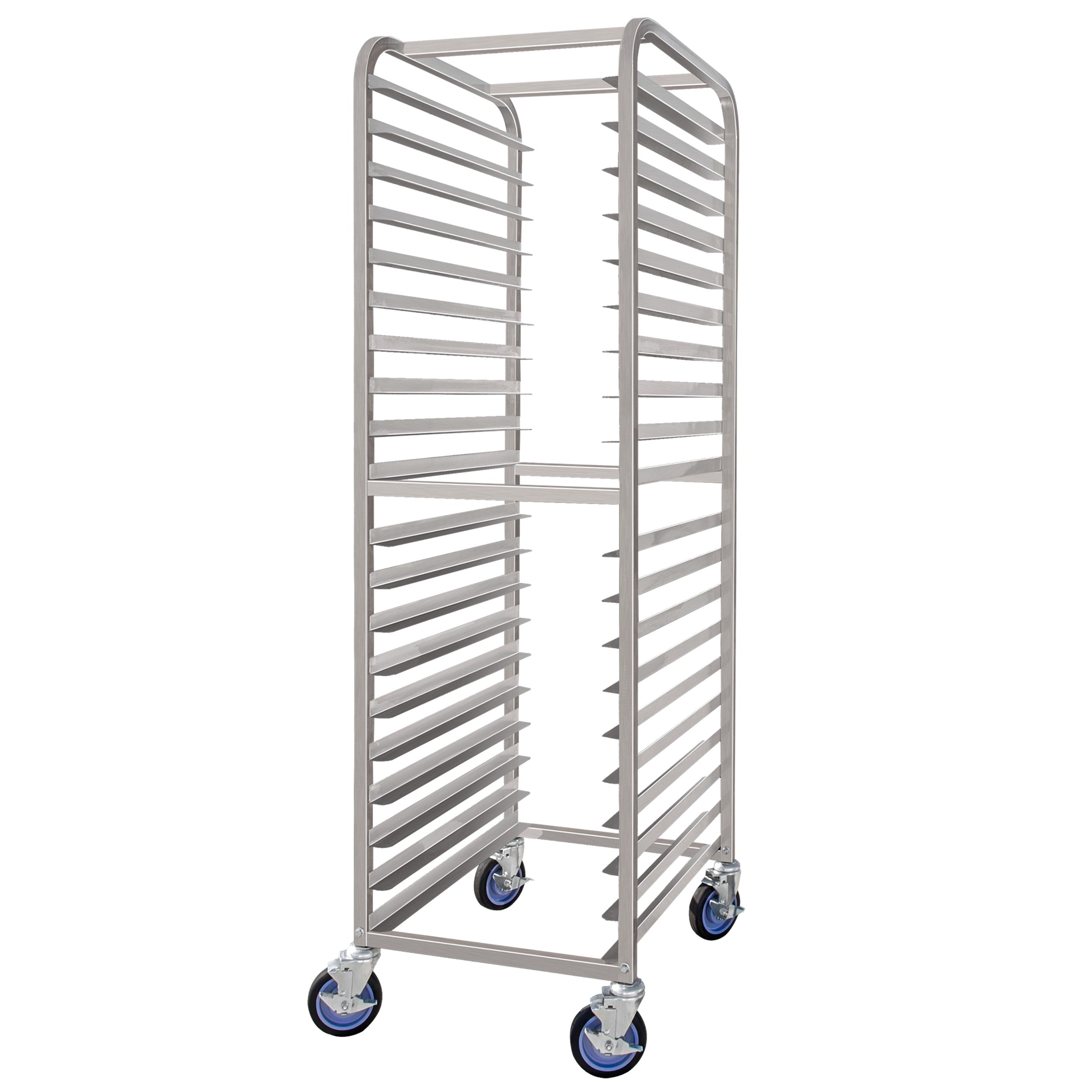 GSW ASR-2022W All Welded Stainless Steel Bun/Sheet Pan Rack Storage holds 20 Pans for Commercial Kitchen , 20-1/4” x 26” x 72”