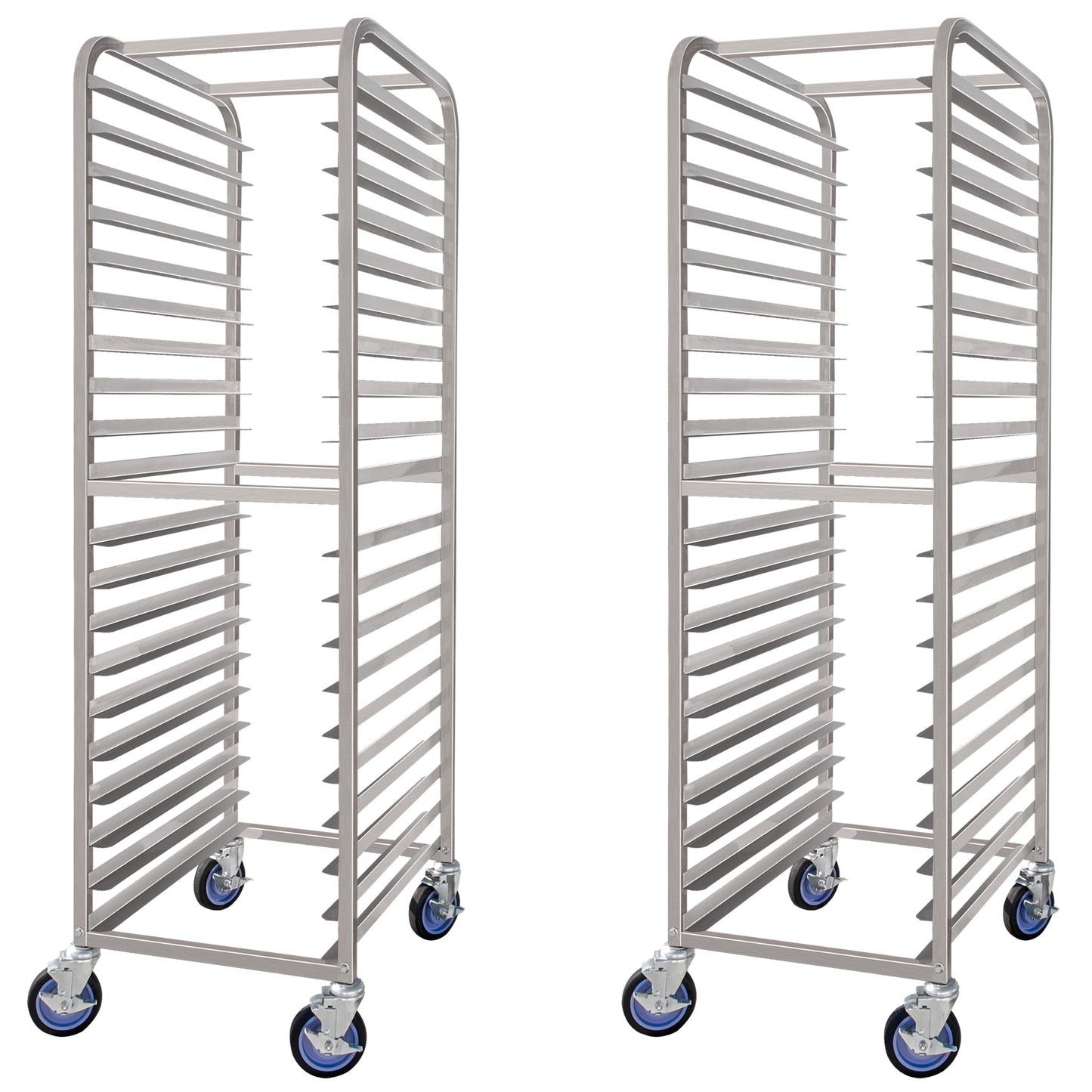 GSW ASR-2022W All Welded Stainless Steel Bun/Sheet Pan Rack Storage holds 20 Pans for Commercial Kitchen , 20-1/4” x 26” x 72”