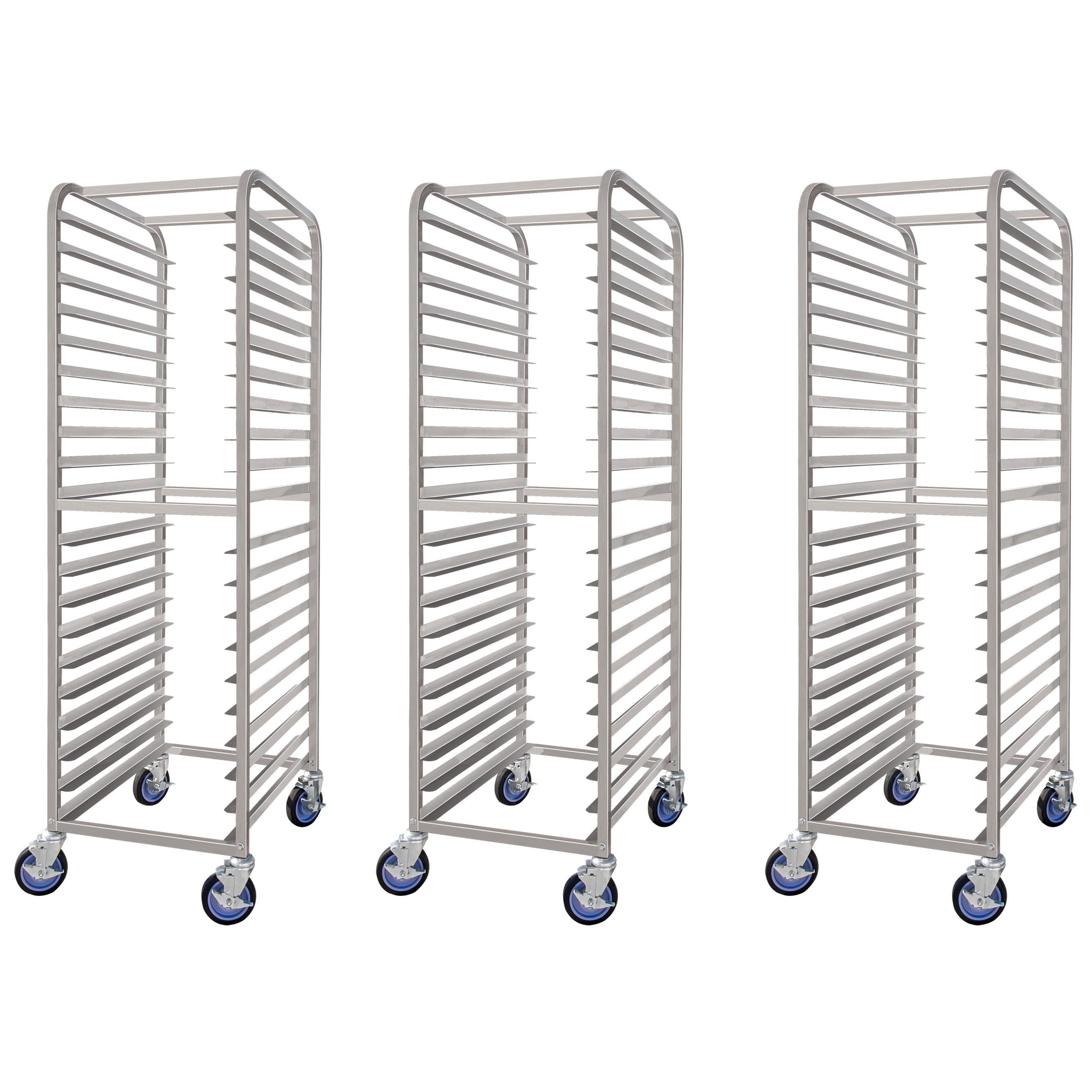 GSW ASR-2022W All Welded Stainless Steel Bun/Sheet Pan Rack Storage holds 20 Pans for Commercial Kitchen , 20-1/4” x 26” x 72”