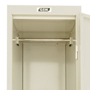 GSW EL-2DR Steel 2 Door Employee Storage Locker Stand for Home, Office, Gym, Garage, Restaurant, School, 12” x 20” x 77”