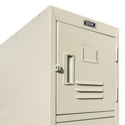 GSW EL-2DR Steel 2 Door Employee Storage Locker Stand for Home, Office, Gym, Garage, Restaurant, School, 12” x 20” x 77”