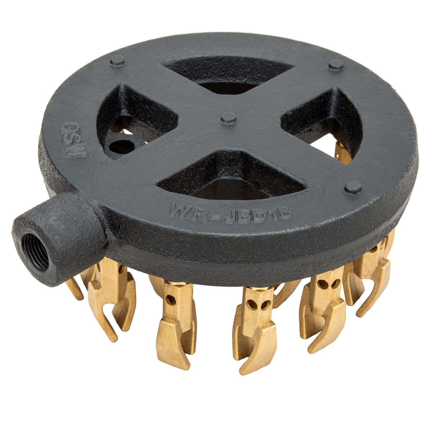 GSW WR-JBD18 Chinese Wok Range 18 Tips Jet Burner, Duck Mouth Shape, Copper Tips, Cast Iron Body