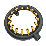 GSW WR-JBC9 Chinese Wok Range 15 Tips Speed Burner, 9" Diameter, 1/2" Gas Pipe Inlet