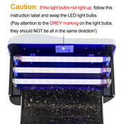 [Refurbished] Awoco FT-3W45-LED 15W 100V-240V Wall Mount Sticky Fly Trap Lamp with 3 LED UV Lights for Capturing Flies, Mosquitoes, Moths and Flying Insects (Fly Trap + 6 Glue Boards)
