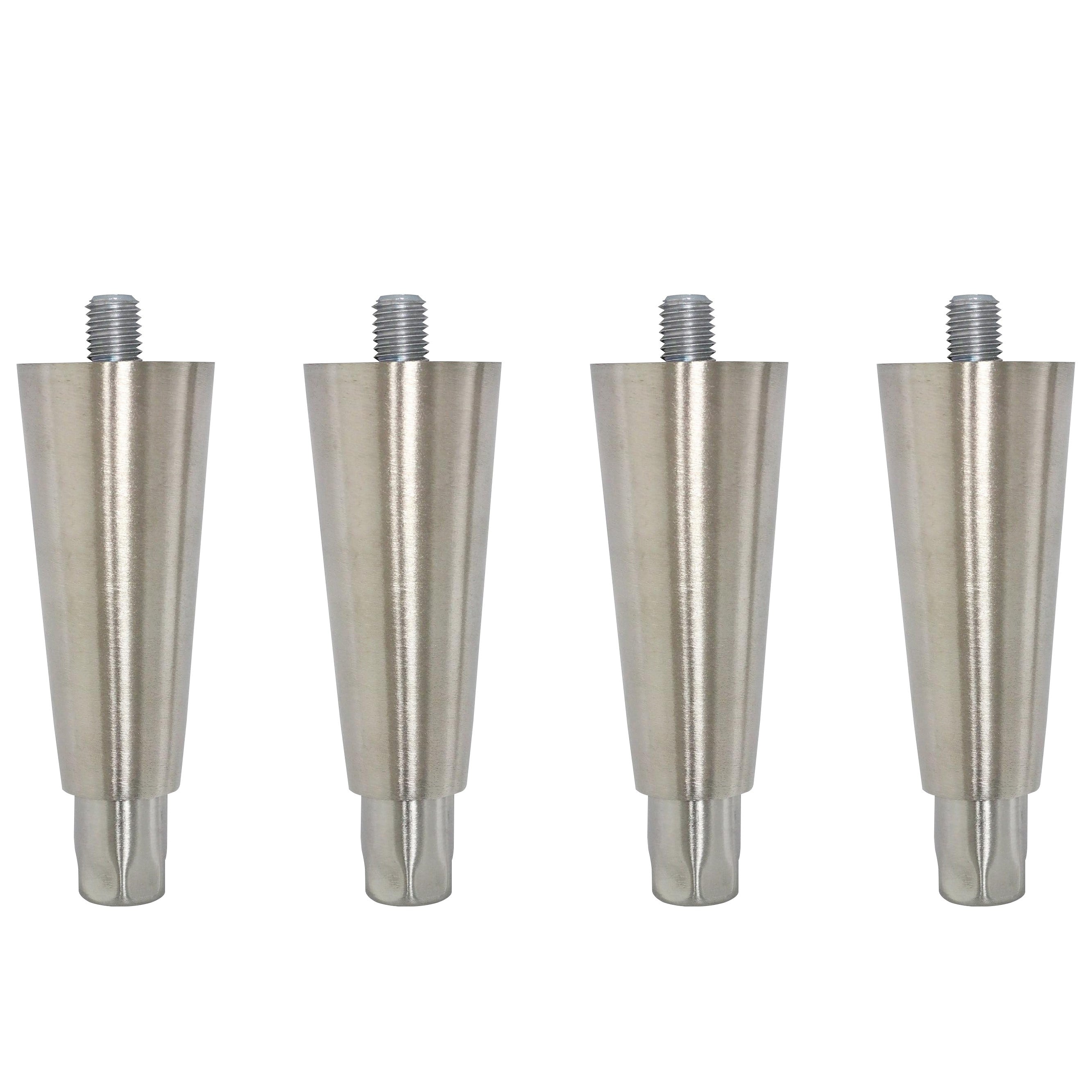 KASON Threaded Steel Stud 6” Adjustable Equipment Leg / Foot for Industrial Commercial Equipment Stands