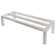 GSW 14"D Aluminum All-welded Dunnage Racks. Storage Rack, Floor Food Shelf for Restaurants, Supermarkets, Garages, Stores