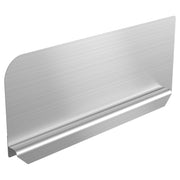 GSW SP-SH2410L Stainless Steel Insert Type Splash Guard for Commercial Restaurant Hand Sink and Compartment Prep Sink, ETL Certified (28"L x 11"H Left)