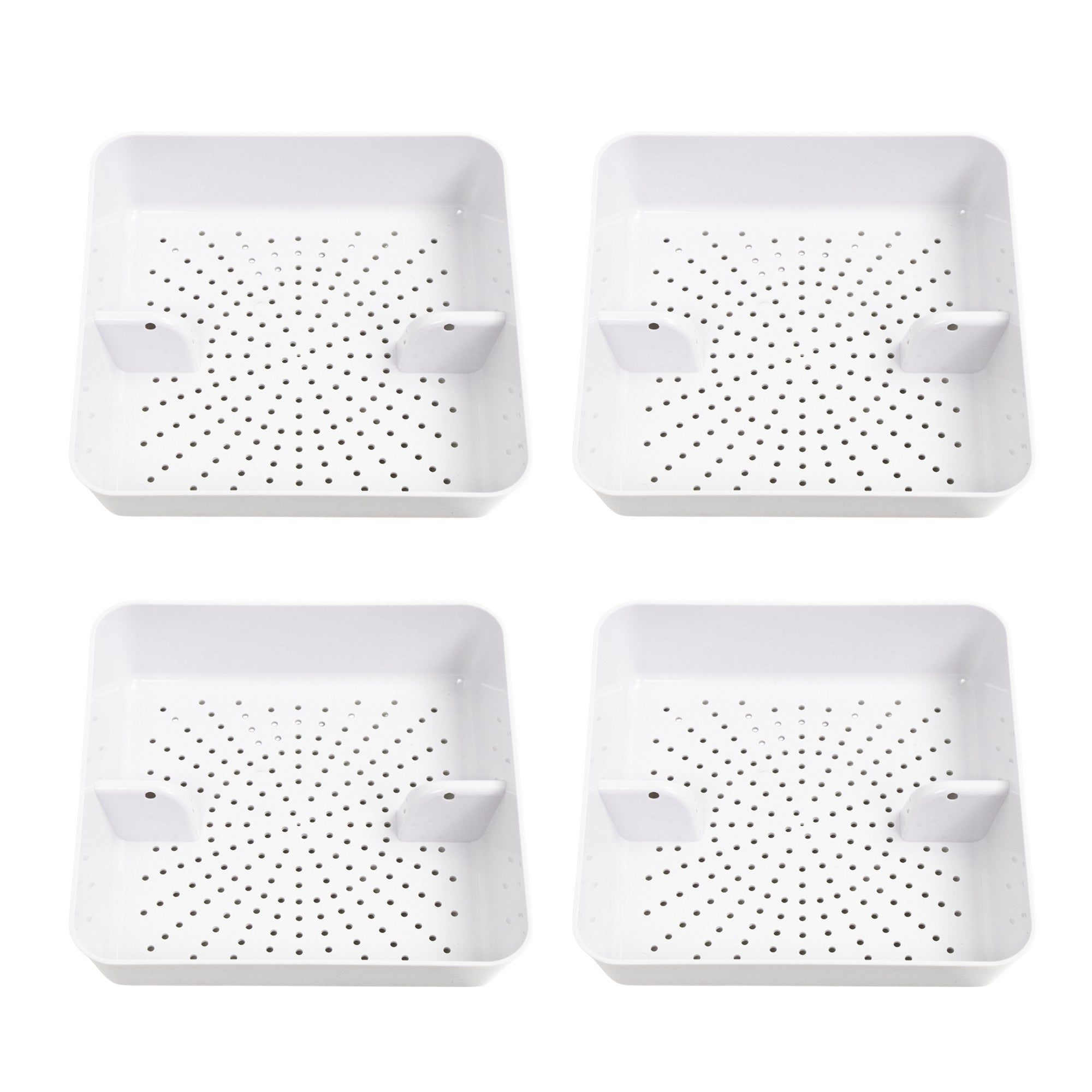 Leyso FS-PB ABS Plastic Floor Sink Drain Strainer Drop-In Sink Drain Basket Drain Cover, Catch Food Particles for Restaurants/Bar/Buffet, Fits in 8-1/2" Floor Sink Holes