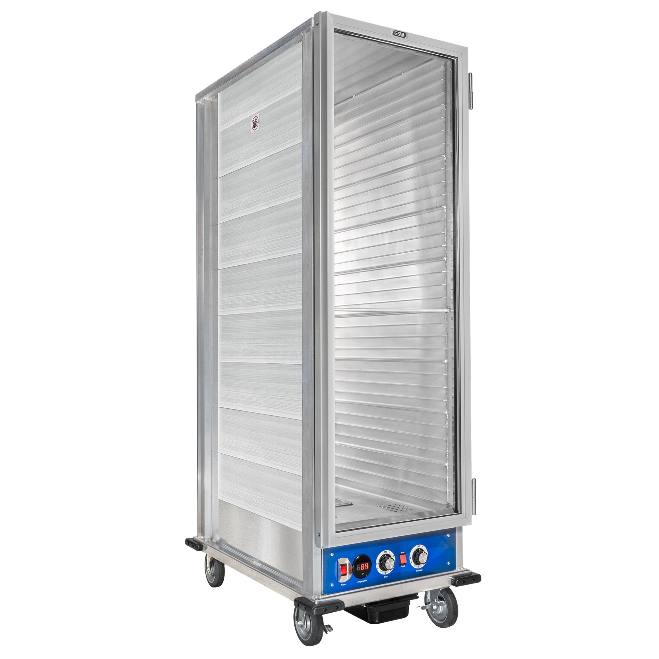 GSW AAR-40E Electric Enclosed Mobile Heated Bun/Sheet Pan Rack Cabinet holds 35 Pans for Commercial Kitchen 120V 1440W