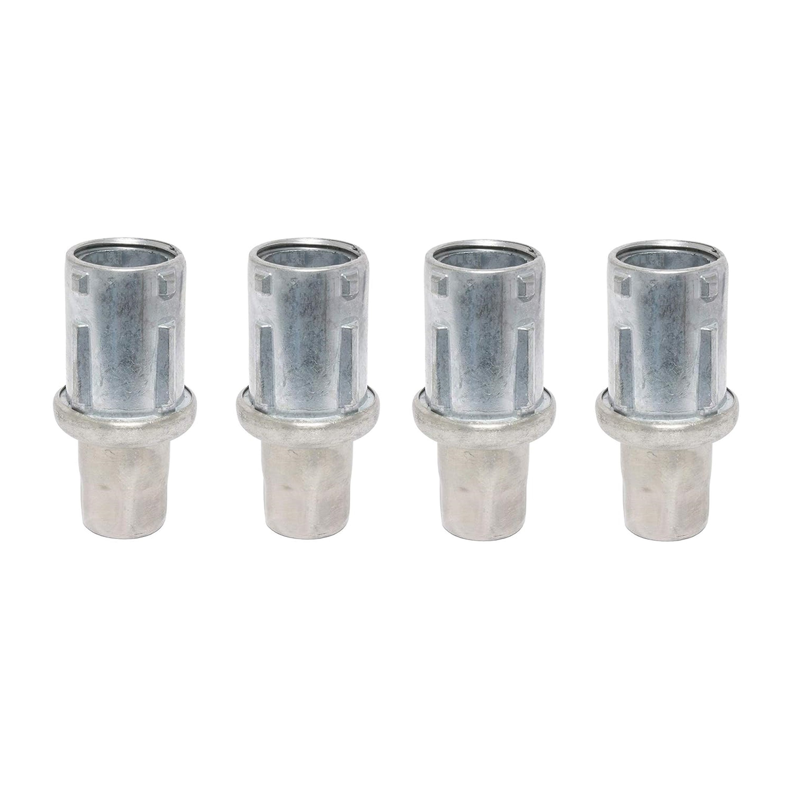 Leyso Set of 4 Adjustable Height Stainless Steel Bullet Feet for Stainless Steel 1-5/8" O.D Tubing, FT-S3
