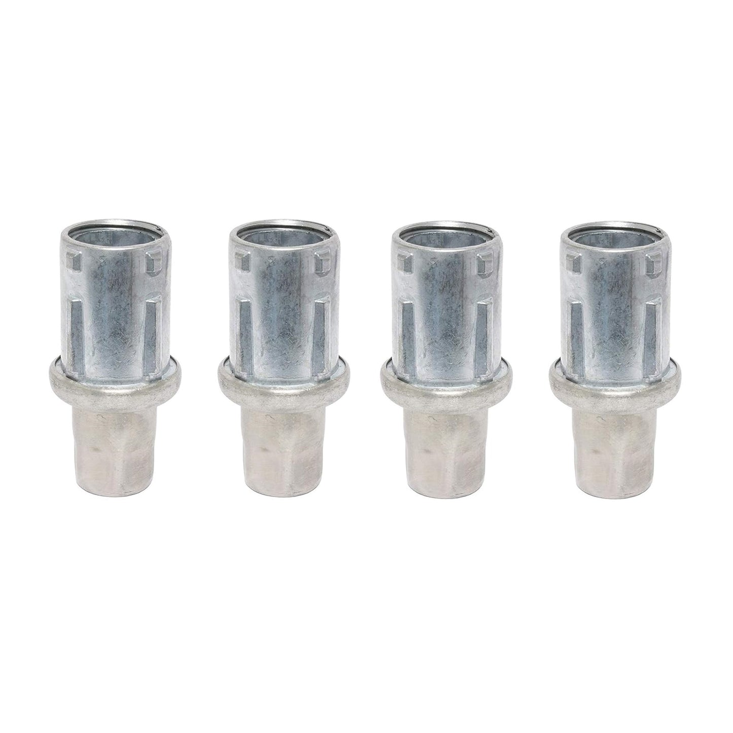 Leyso Set of 4 Adjustable Height Stainless Steel Bullet Feet for Stainless Steel 1-5/8" O.D Tubing, FT-S3