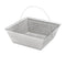 Leyso Stainless Steel Floor Sink Drop-in Basket Strainer Sink Drain Cover 8-1/2" x 8-1/2” x 3-1/8” for Kitchen, Restaurant, Bar, Buffet