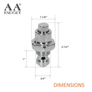 AA Faucet AA-907G Replacement Part Self-Closing Valve for AA-202G & AA-203G Foot and Knee Operating Valves